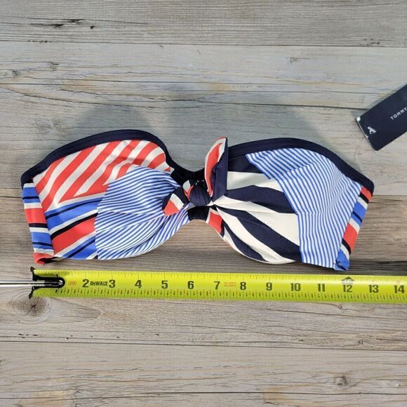 Tommy Hilfiger Strapless Bikini Top Sz M - Picture 4 of 10